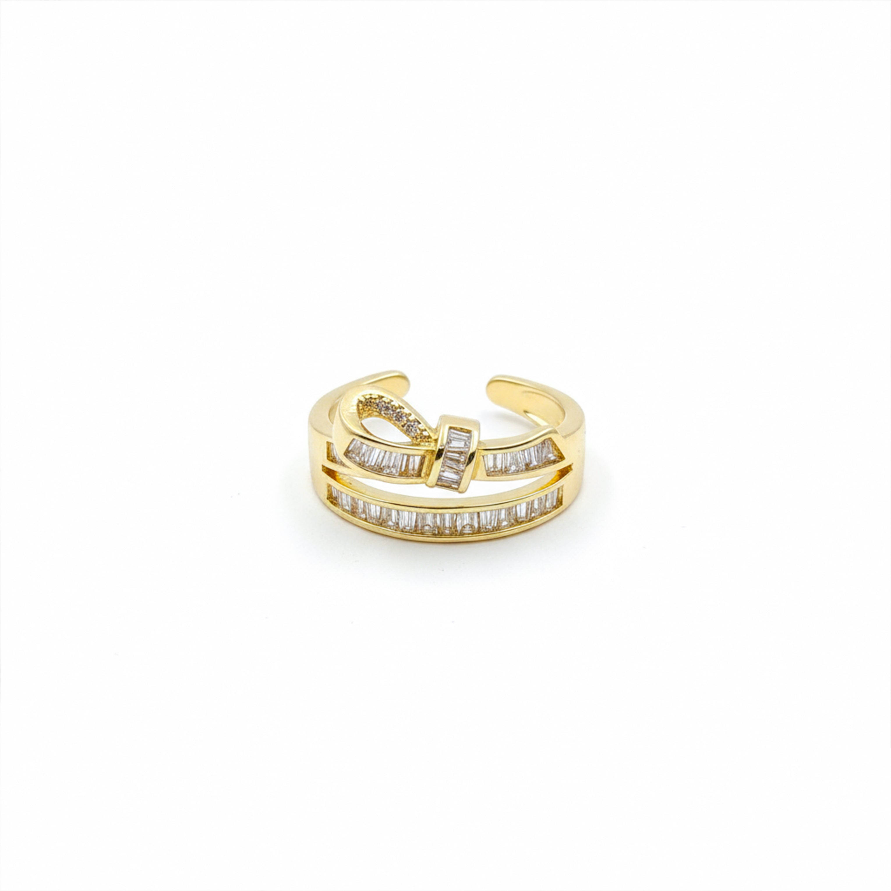 Golden Luxe Knot Band Ring GWR -50