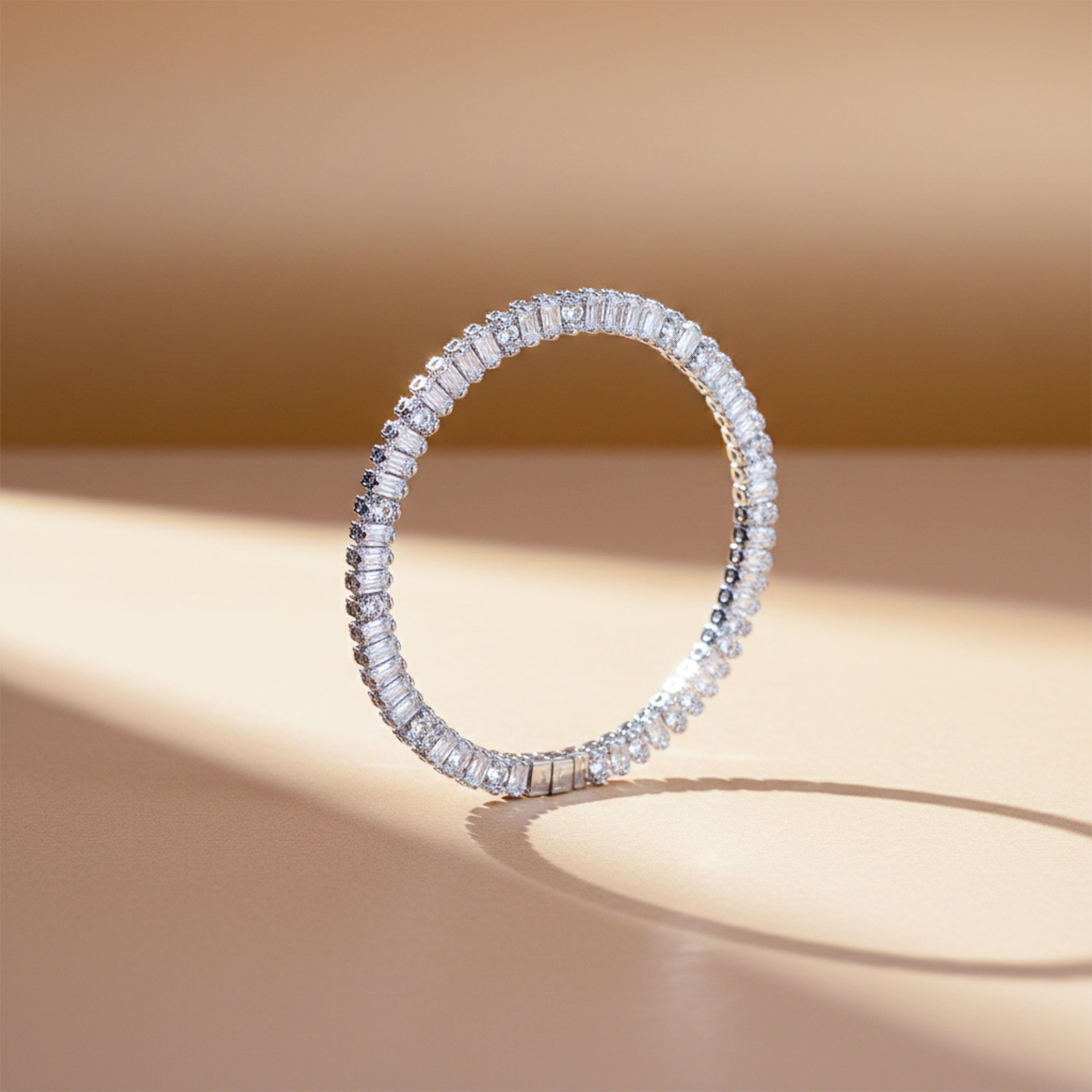 Zenith Silver Mahal Slider Bracelet GWB -28