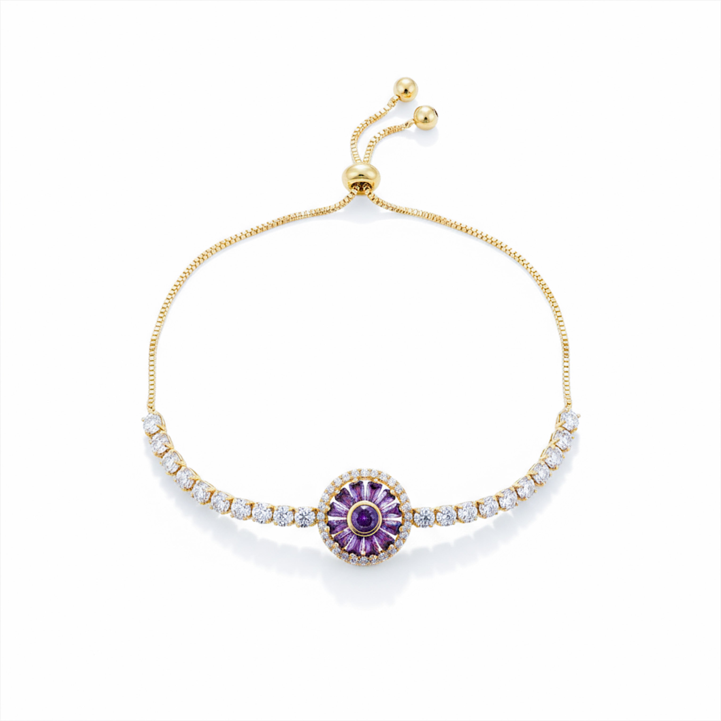 Royal Amethyst Bracelet GWB -113