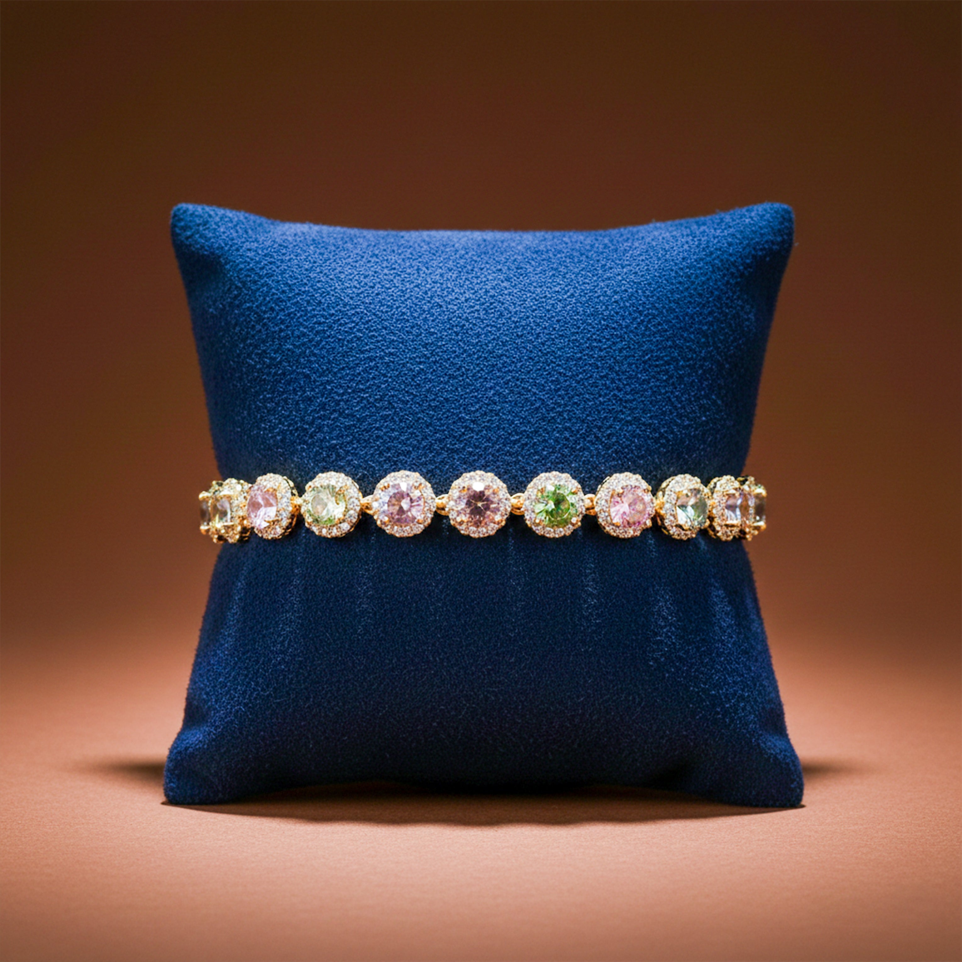 Gold Multi-Color Bracelet GWB -149