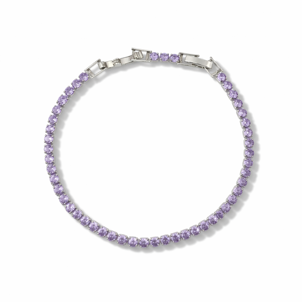 Lavender Tennis Bracelet GWB -73