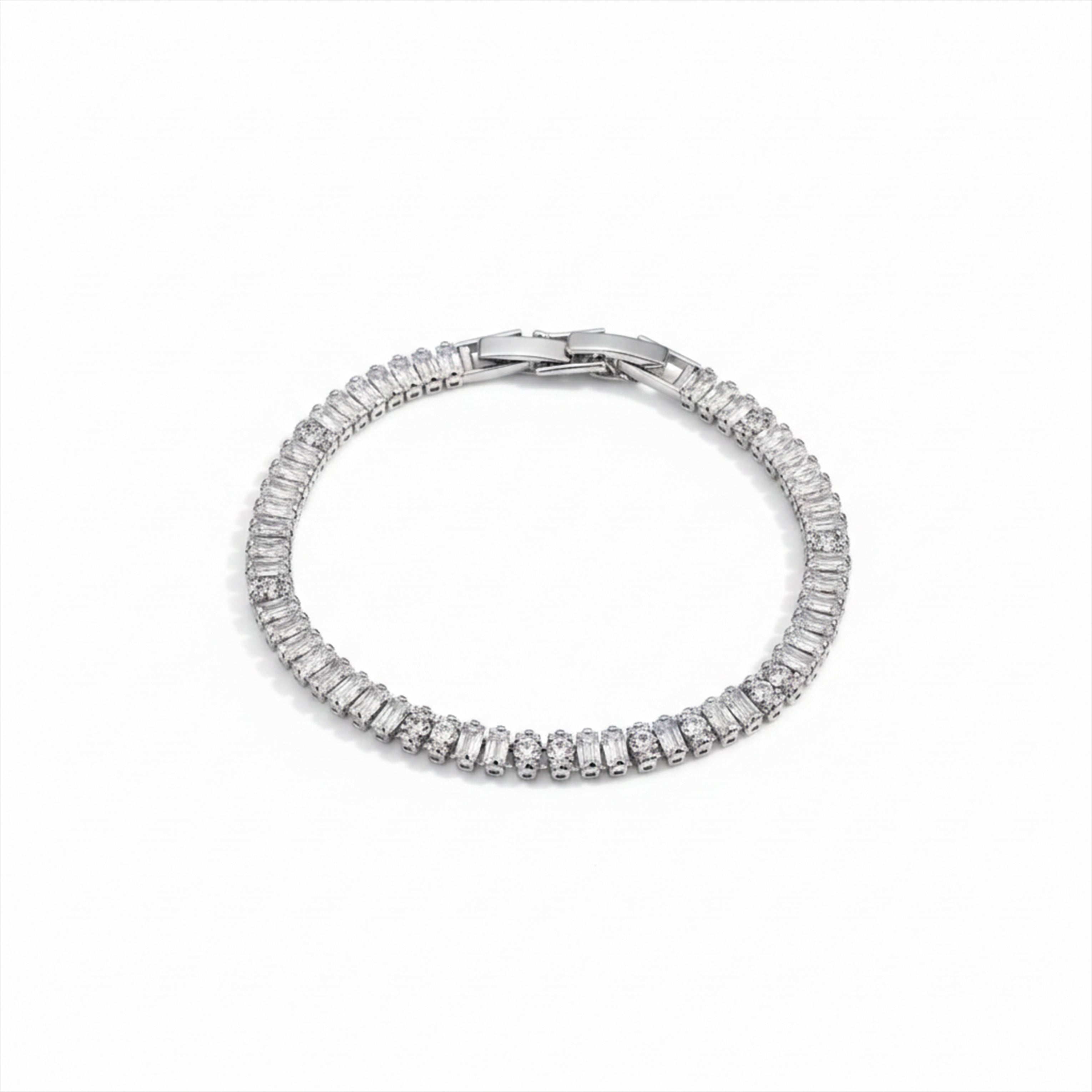 Zenith Silver Mahal Slider Bracelet GWB -28