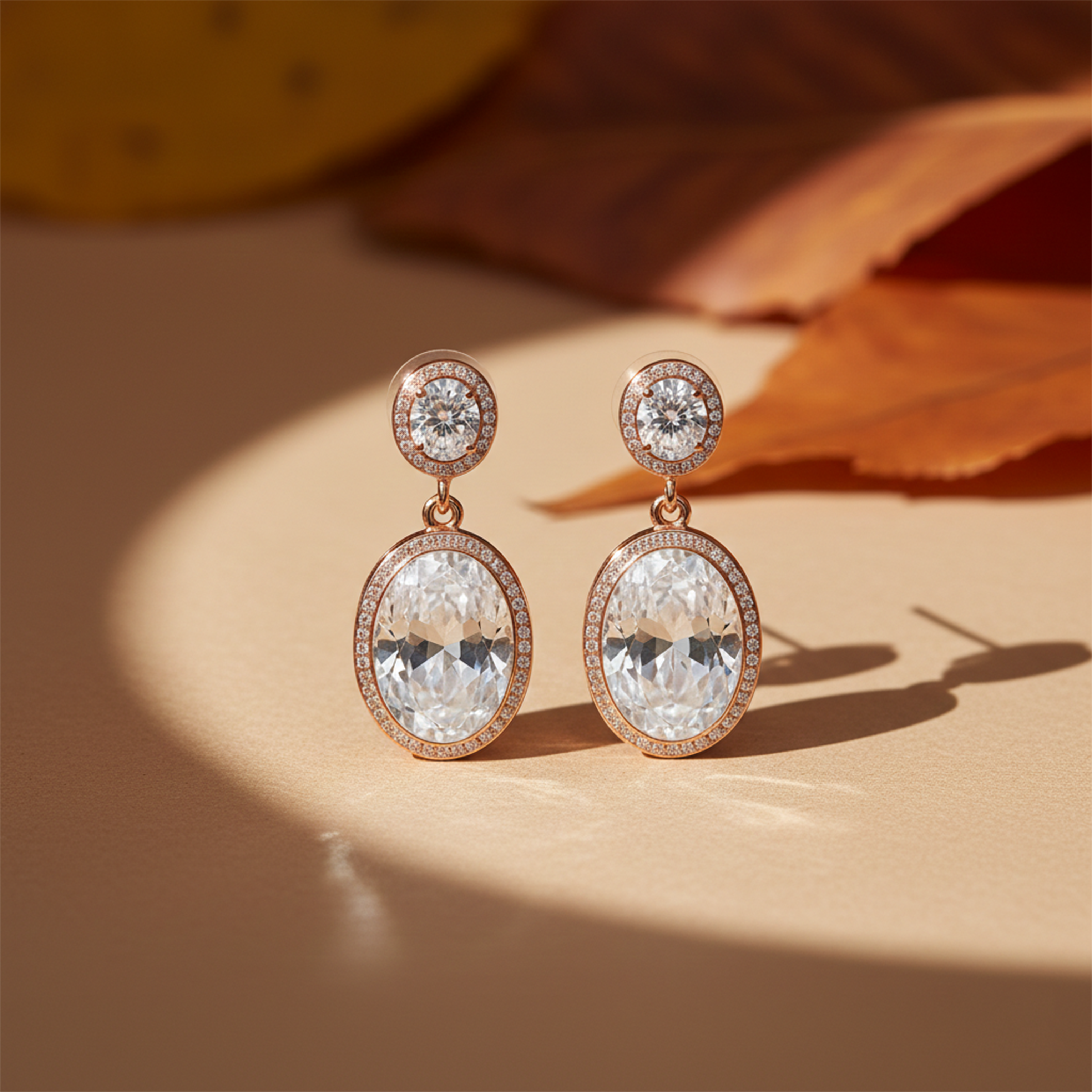 Amaya Crystal Bloom Earring GWE -14