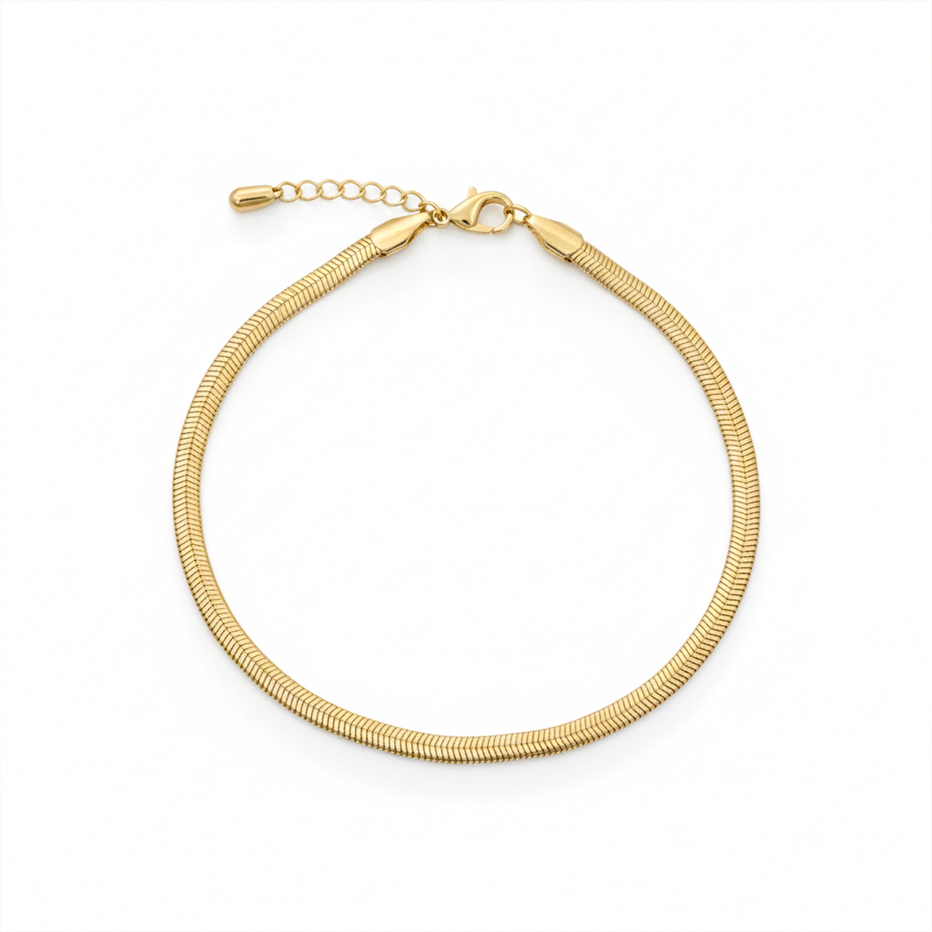 Gold Snake Chain Anklet GWA -32