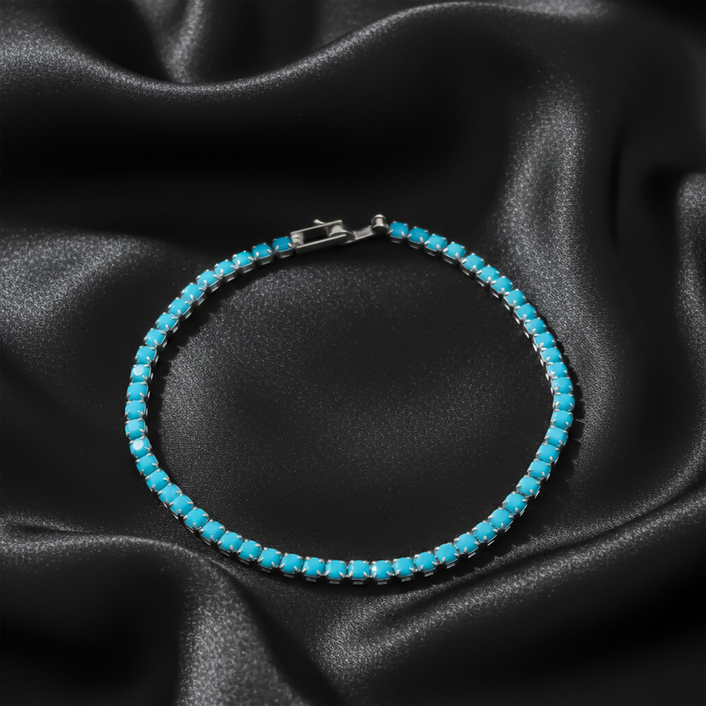 Sky Blue Tennis Bracelet GWB -74