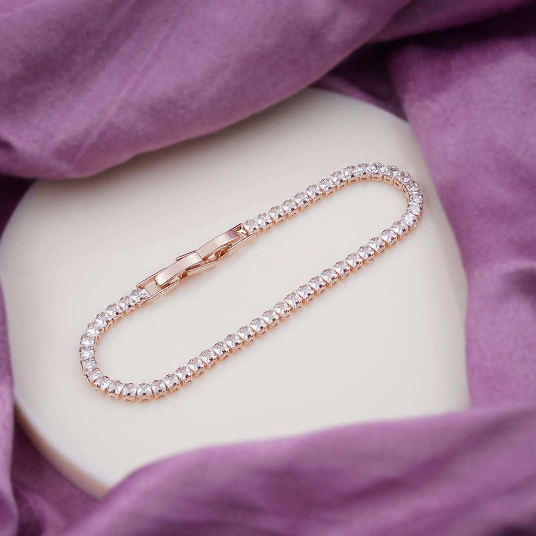 Mohini Rose Gold Slider Bracelet GWB -42