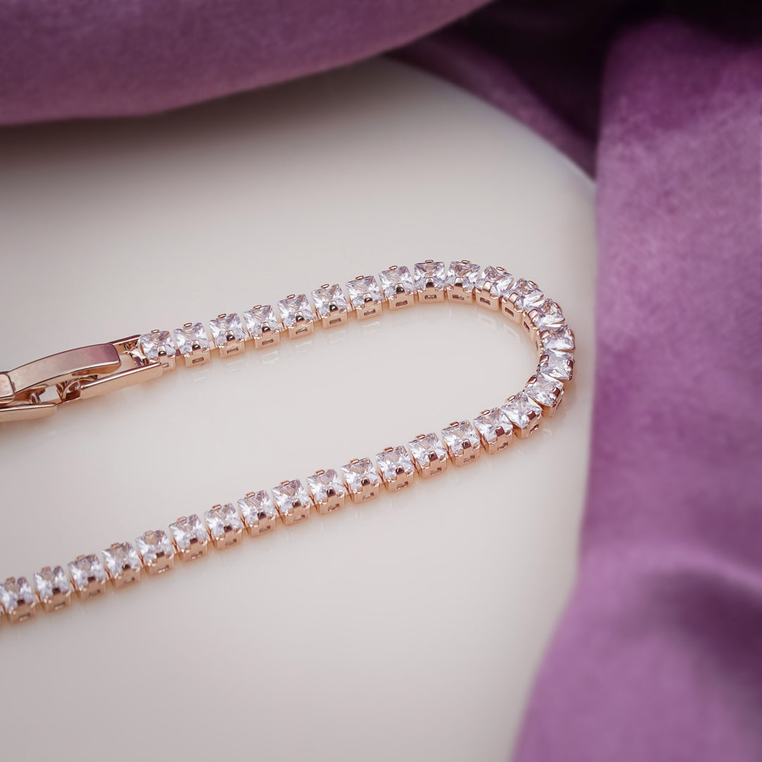 Mohini Rose Gold Slider Bracelet GWB -42