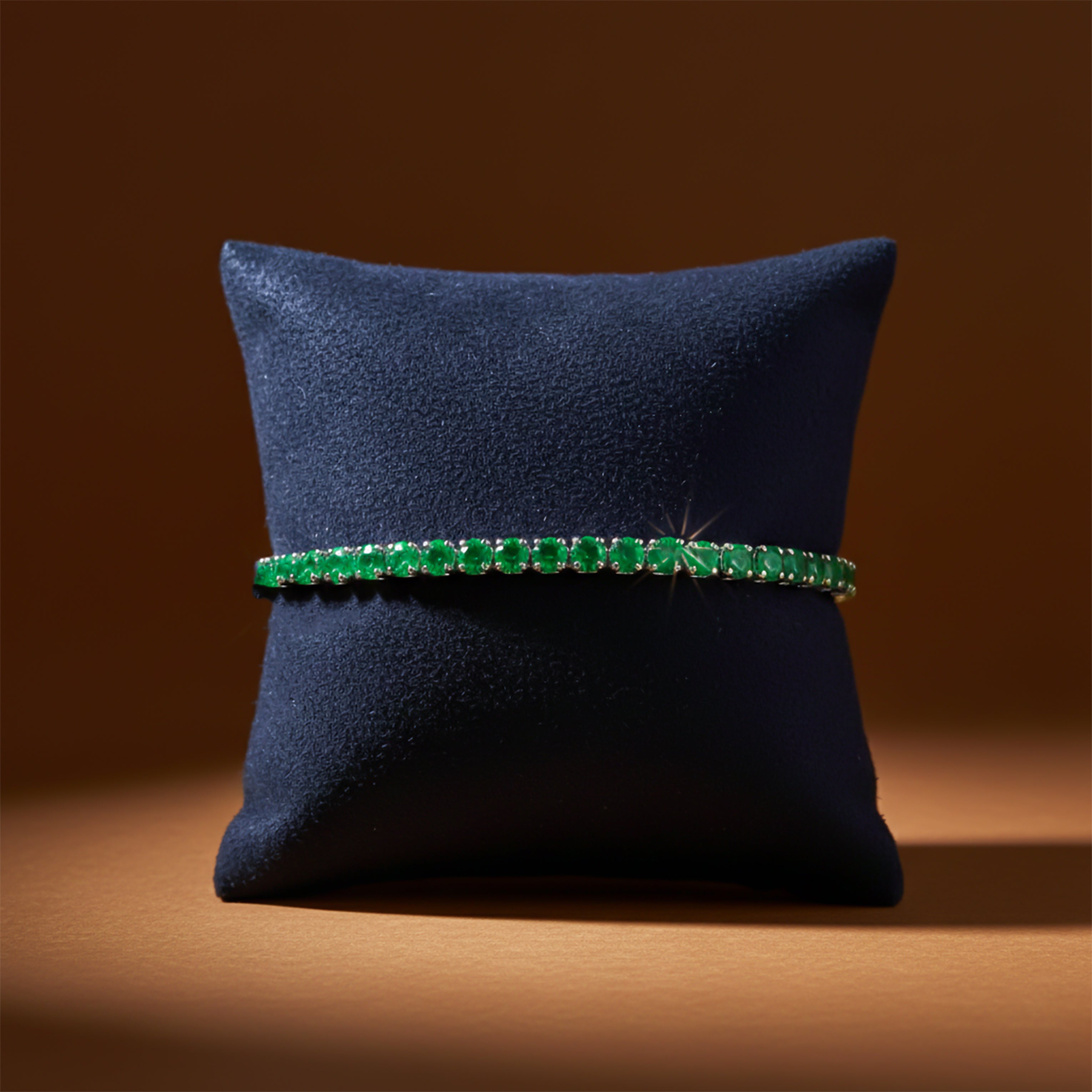 Emerald Green Tennis Bracelet GWB -76