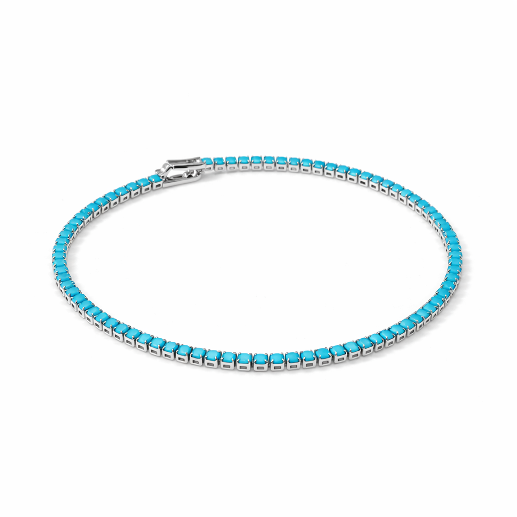 Sky Blue Tennis Bracelet GWB -74