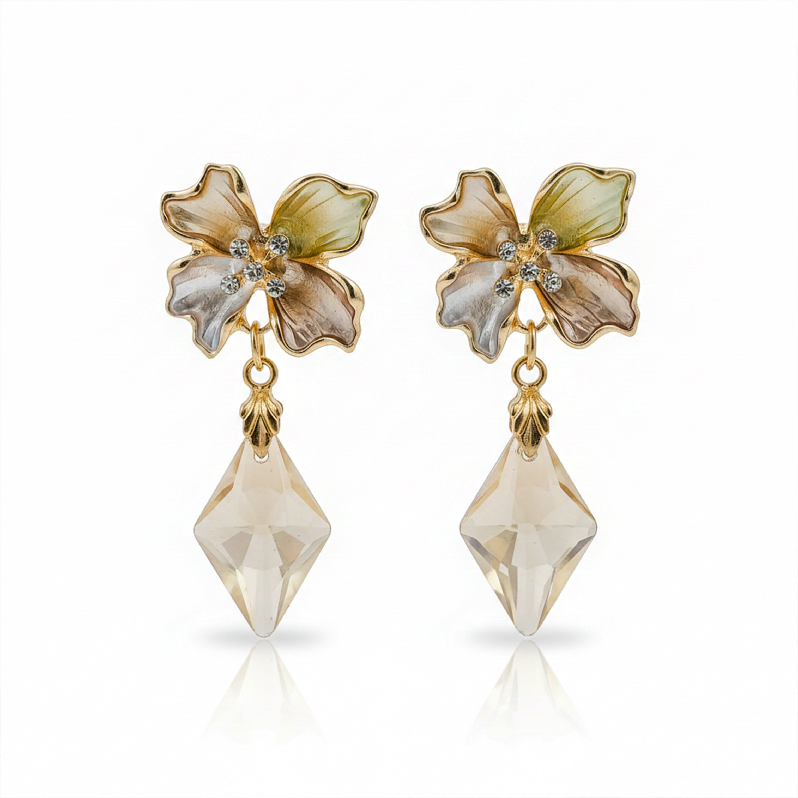 Crystal Drop Earrings GWE -208