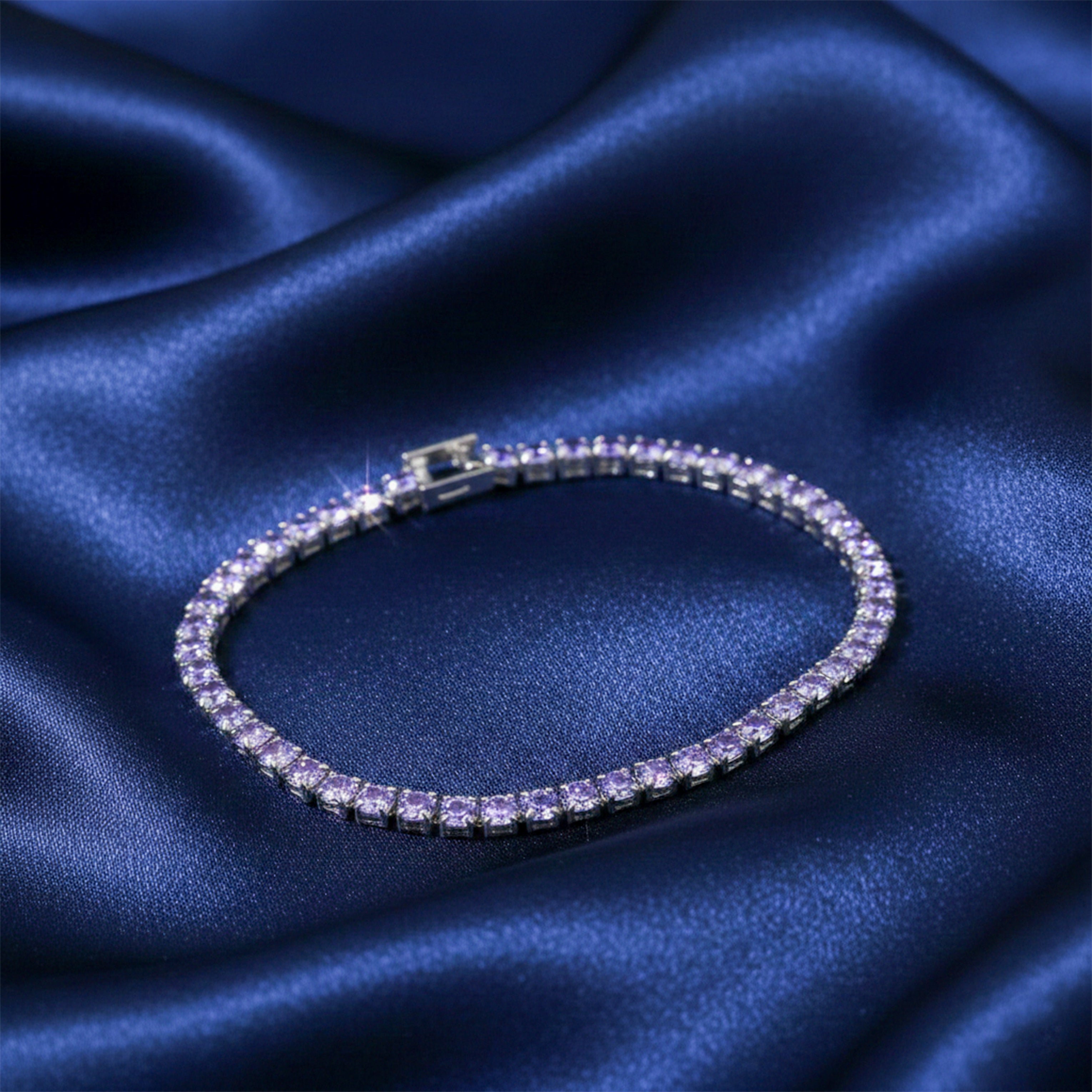 Lavender Tennis Bracelet GWB -73