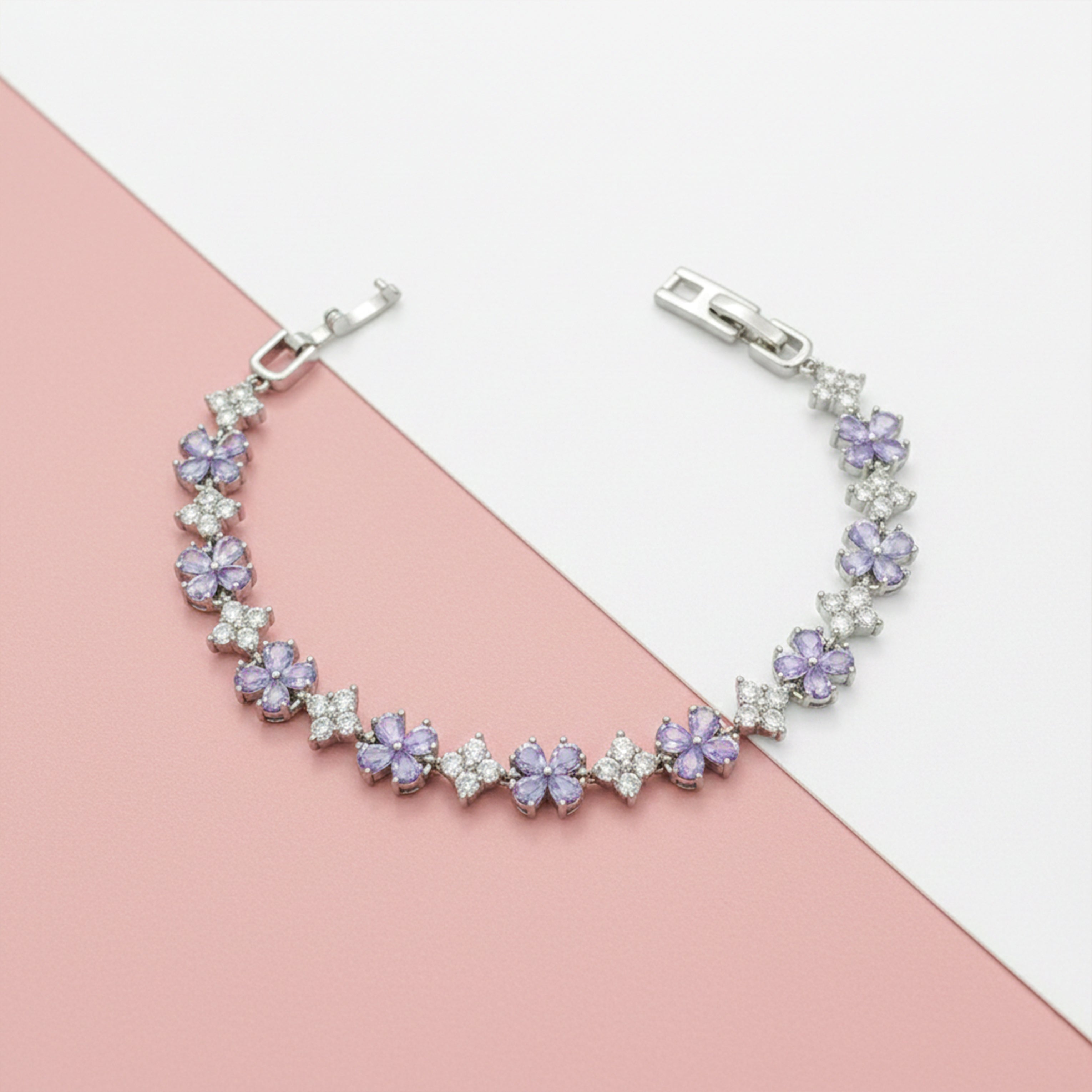 Silver Lavender Bracelet GWB -140