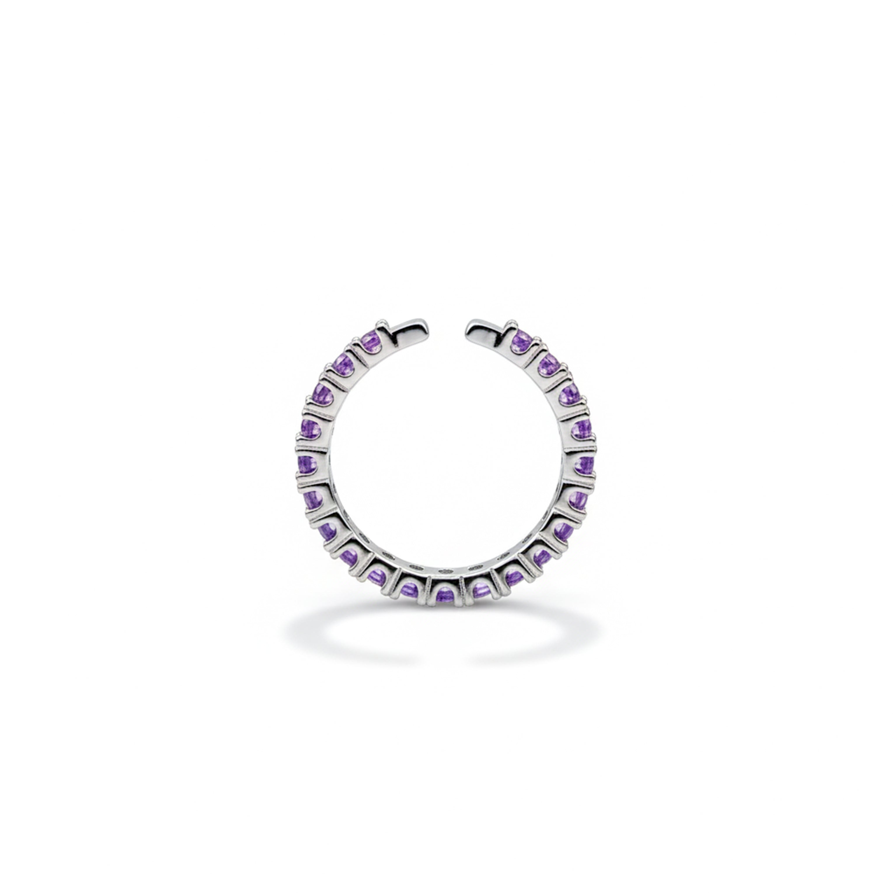 Purple Eternity Adjustable Ring GWR -69