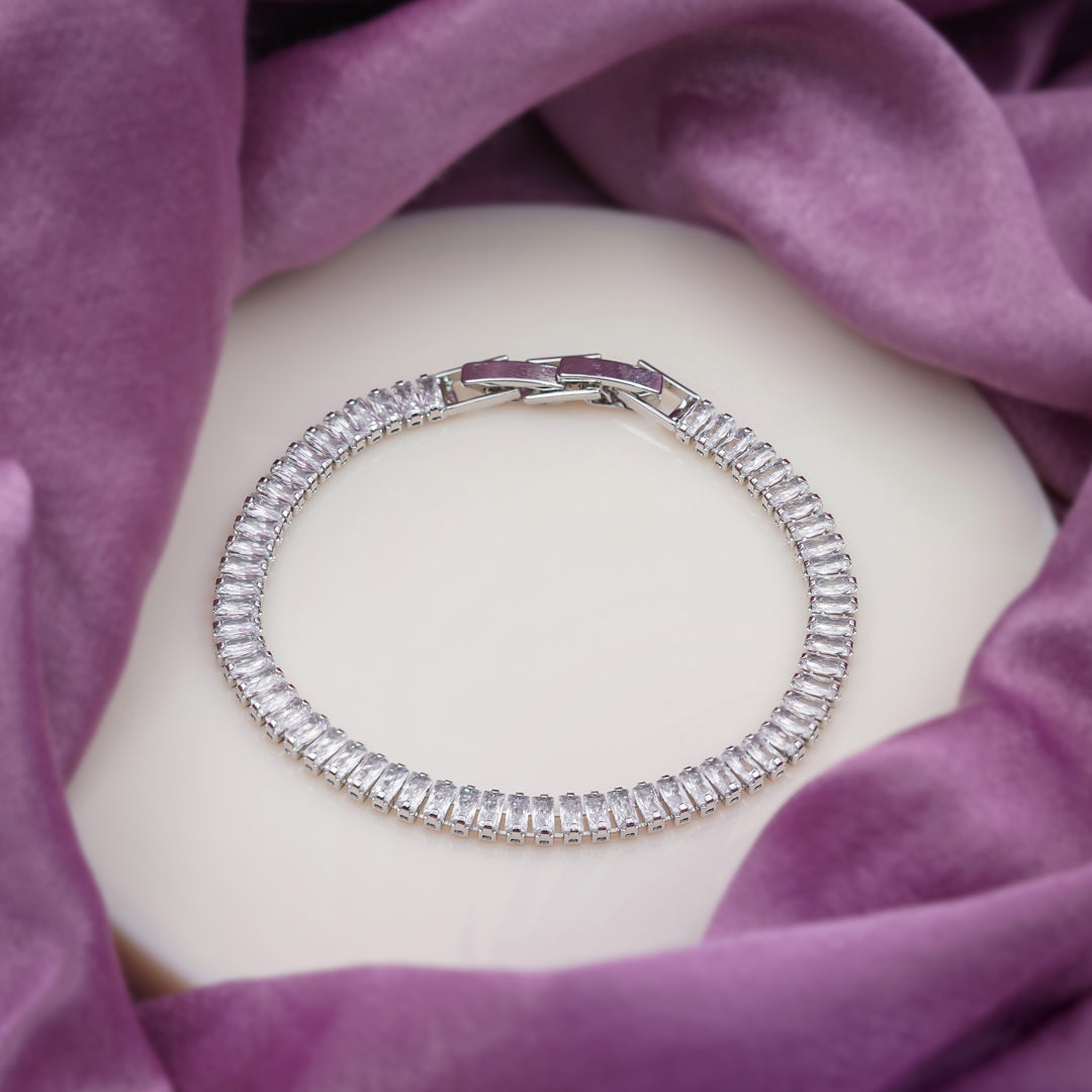 Zenith Silver Mahal Slider Bracelet GWB -28