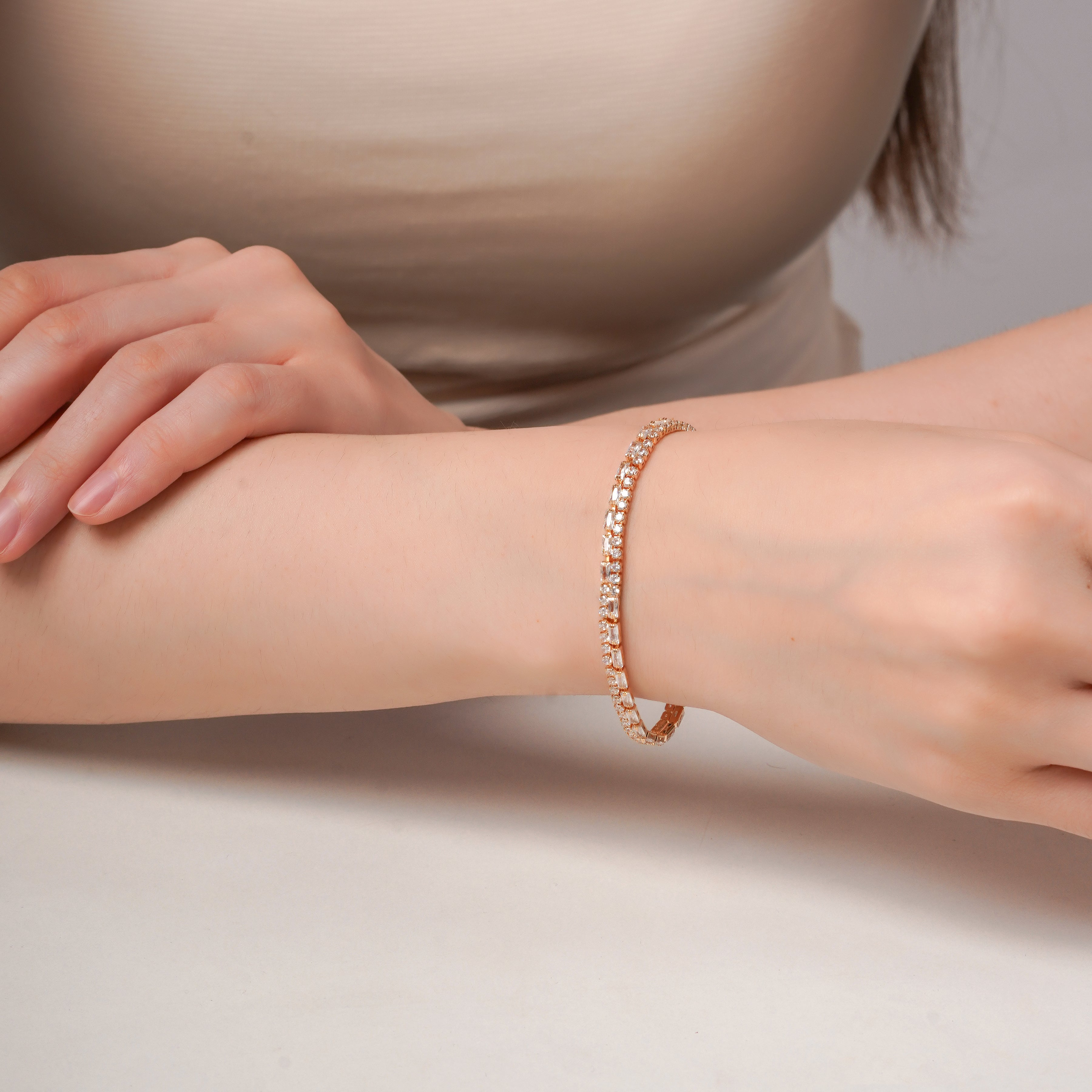 Aurora Grace Diamondline Bracelet GWB -26