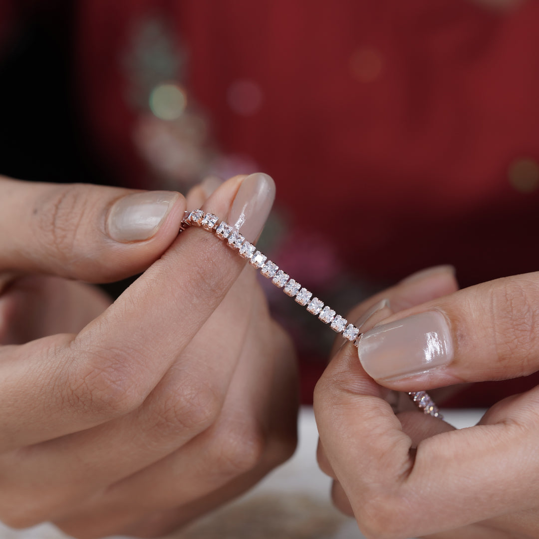 Mohini Rose Gold Slider Bracelet GWB -42
