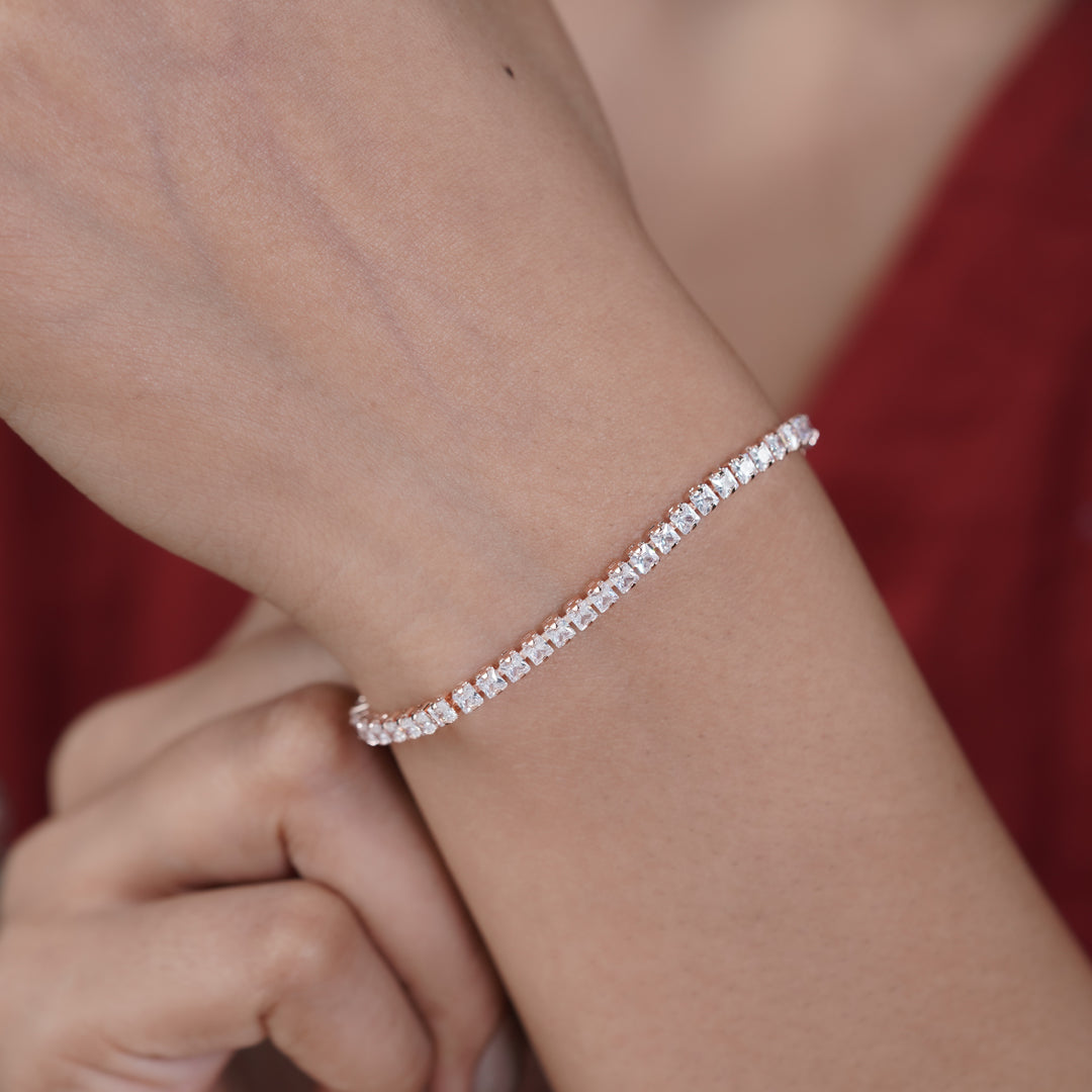 Mohini Rose Gold Slider Bracelet GWB -42