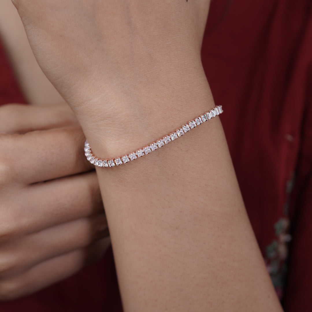 Mohini Rose Gold Slider Bracelet GWB -42