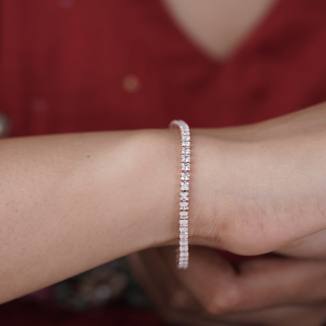 Mohini Rose Gold Slider Bracelet GWB -42