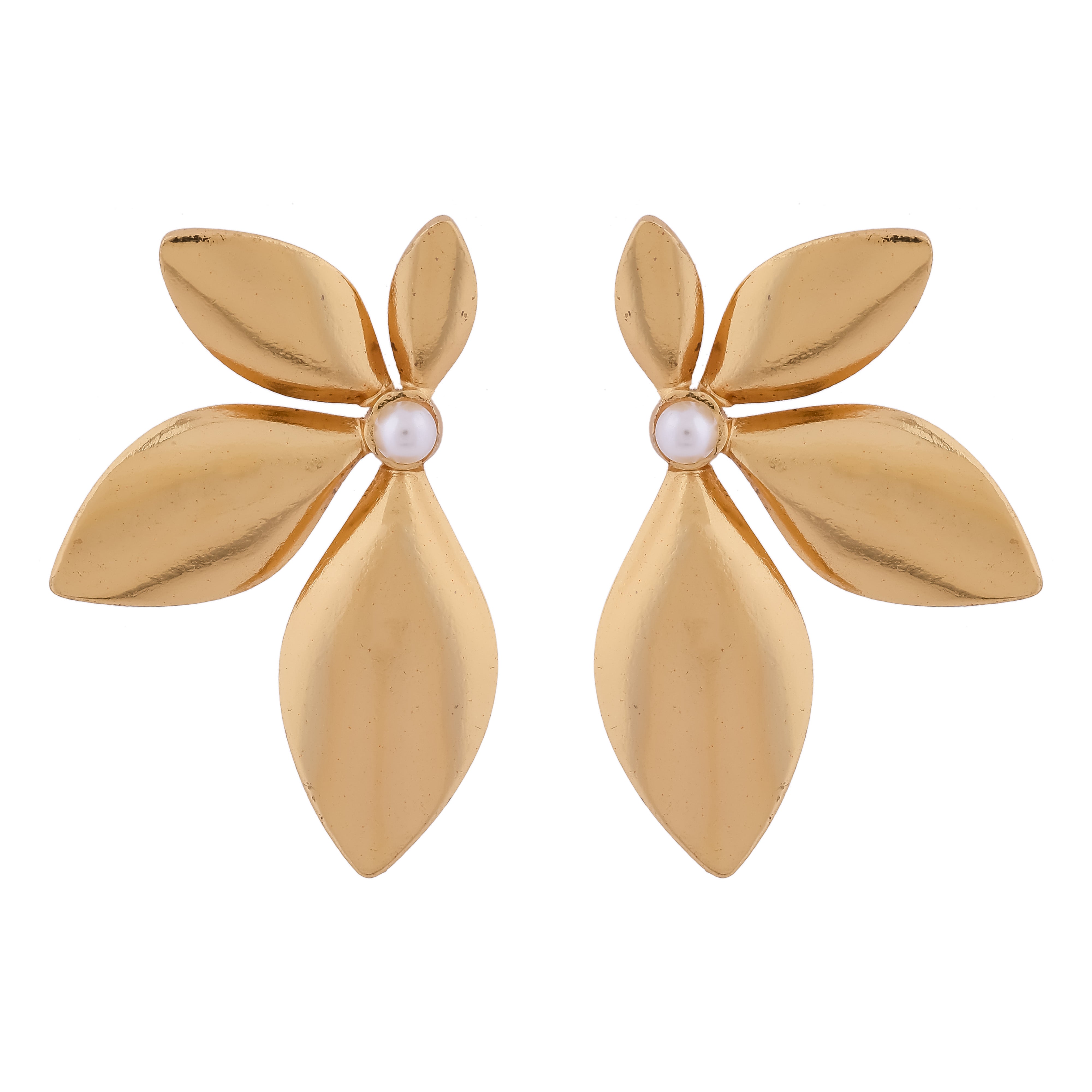 Gold Flower Women Earring GWE -8