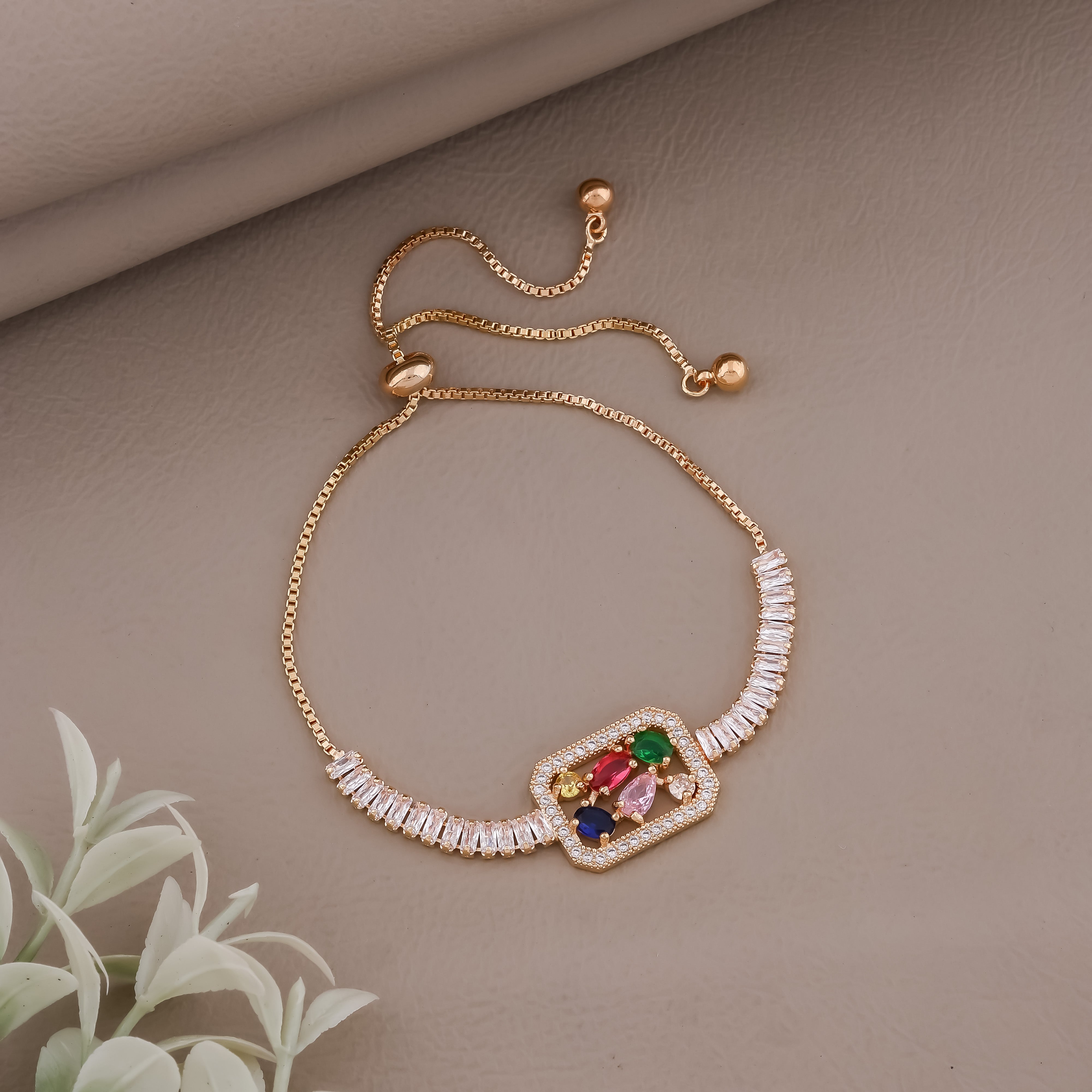 Rainbow Adjustable Bracele GWB -17