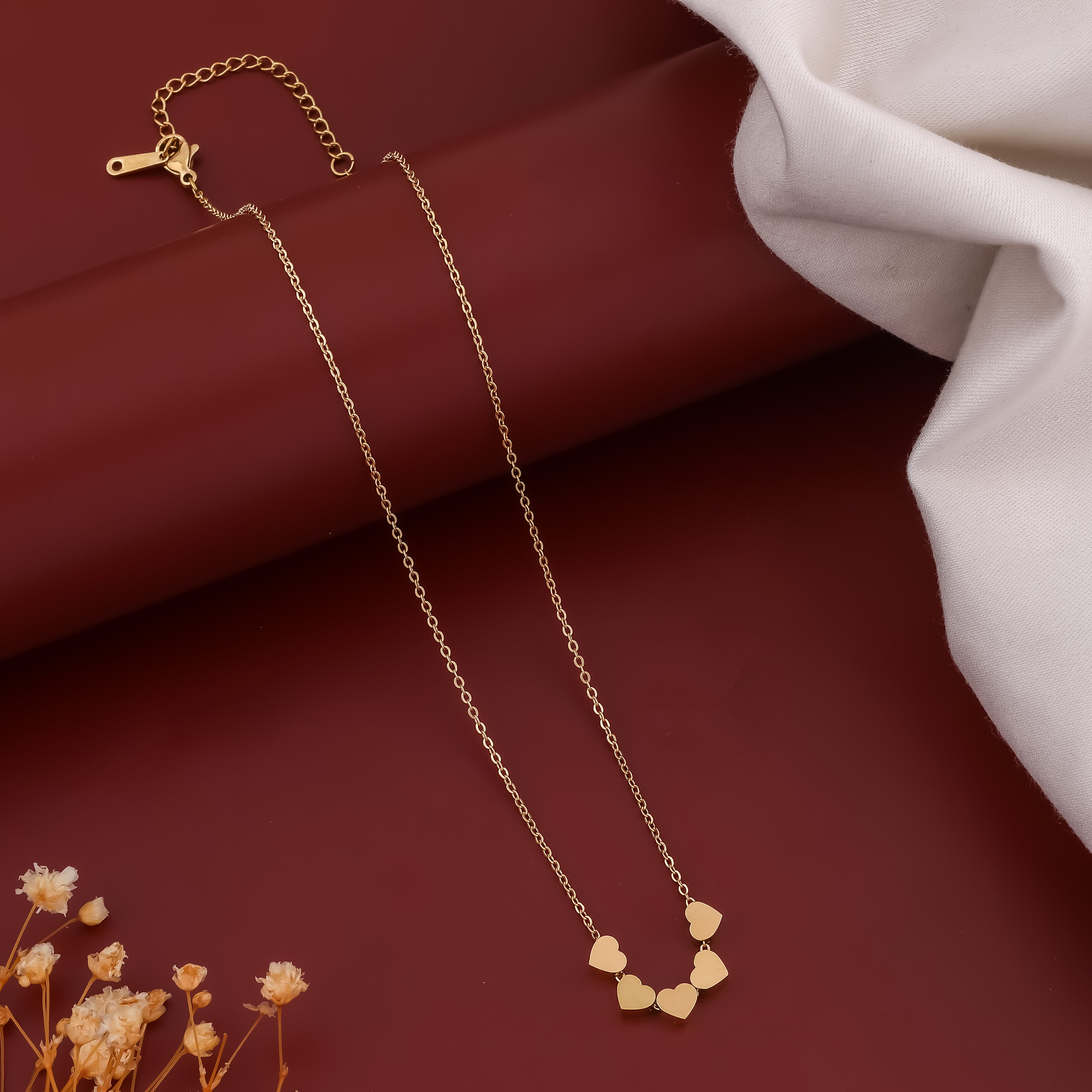 Ruhi heart Neckless GWN -14